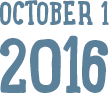 October 1, 2016